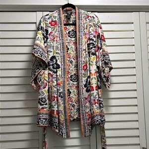 Cynthia Rowley Reversible Floral Kimono Jacket